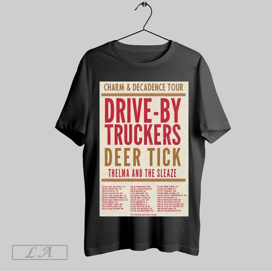 Top Poster Drive By Truckers Deer Tick 2025 Thelma And The Sleaze Sweatshirt T Shirt