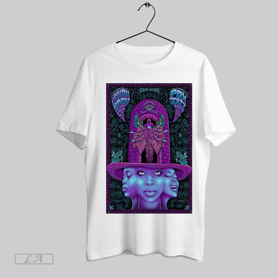 Top Poster Erykah Badu Pdx Jazz Festival Feb 21 2025 Portland Or T Shirt