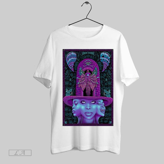 Top Poster Erykah Badu Pdx Jazz Festival Feb 21 2025 Portland Or T Shirt