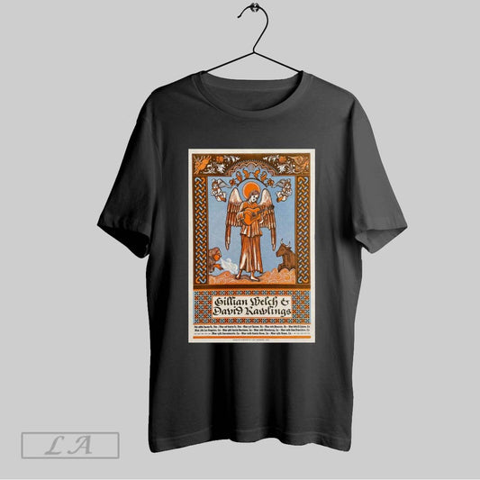 Top Poster Gillian Welch And David Rawlings West Coast Woodland Tour 2025 Feb 28th Santa Fe T Shirt Sweatshirt Hoodie Shirt