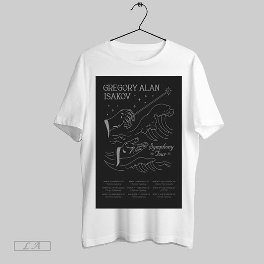 Top Poster Gregory Alan Isakov Symphony Tour 2025 March 11 Nashville Tn Nashville Symphony T Shirt Sweatshirt Hoodie Shirt