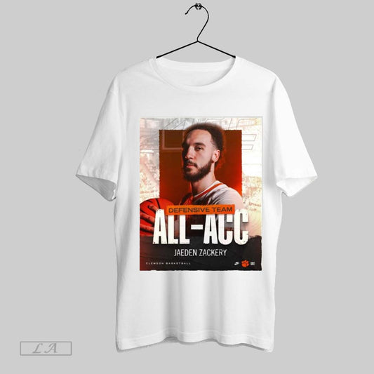 Top Poster Jaeden Zackery Clemson Tigers Basketball All Acc Defensive Team Honors T Shirt Sweatshirt Hoodie Shirt