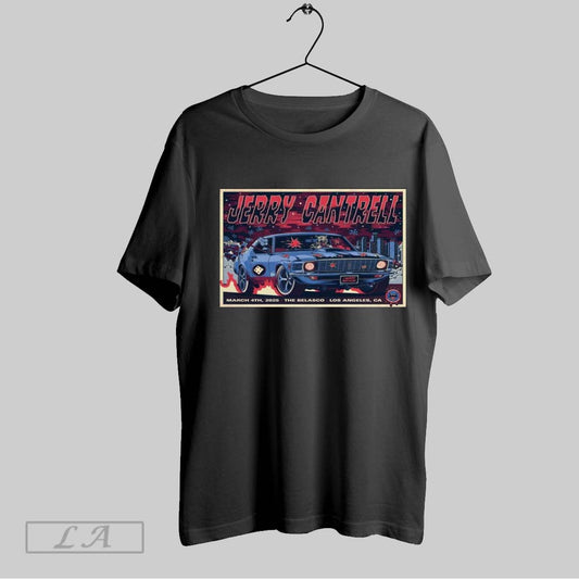 Top Poster Jerry Cantrell At The Belasco In Los Angeles Ca On March 4th 2025 Concert Vintag T Shirt Sweatshirt Hoodie Shirt