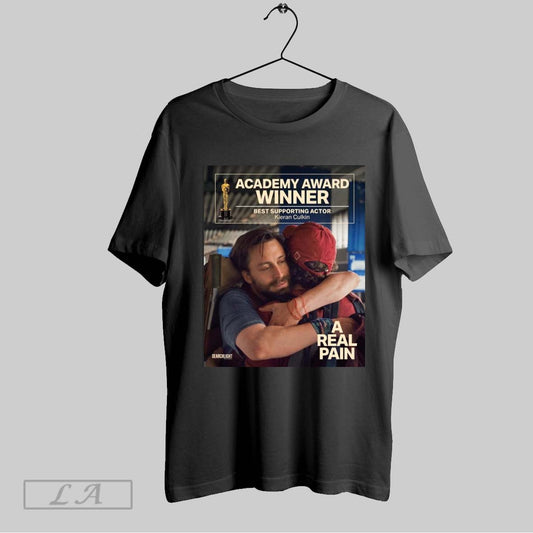 Top Poster Kieran Culkin At The 97th Academy Award Winner Best Supporting Actor A Real Pain T Shirt Sweatshirt Hoodie Shirt