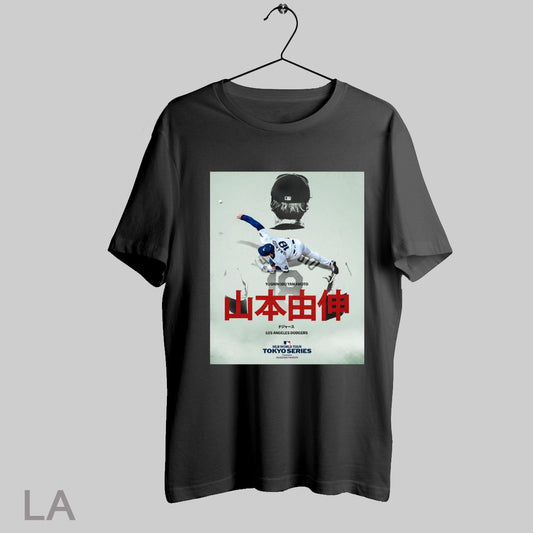 Top Poster La Dodgers Yoshinobu Yamamoto Was Dealing In His First Start Of 2025 Mlb Tokyo Series T Shirt Sweatshirt Hoodie Shirt