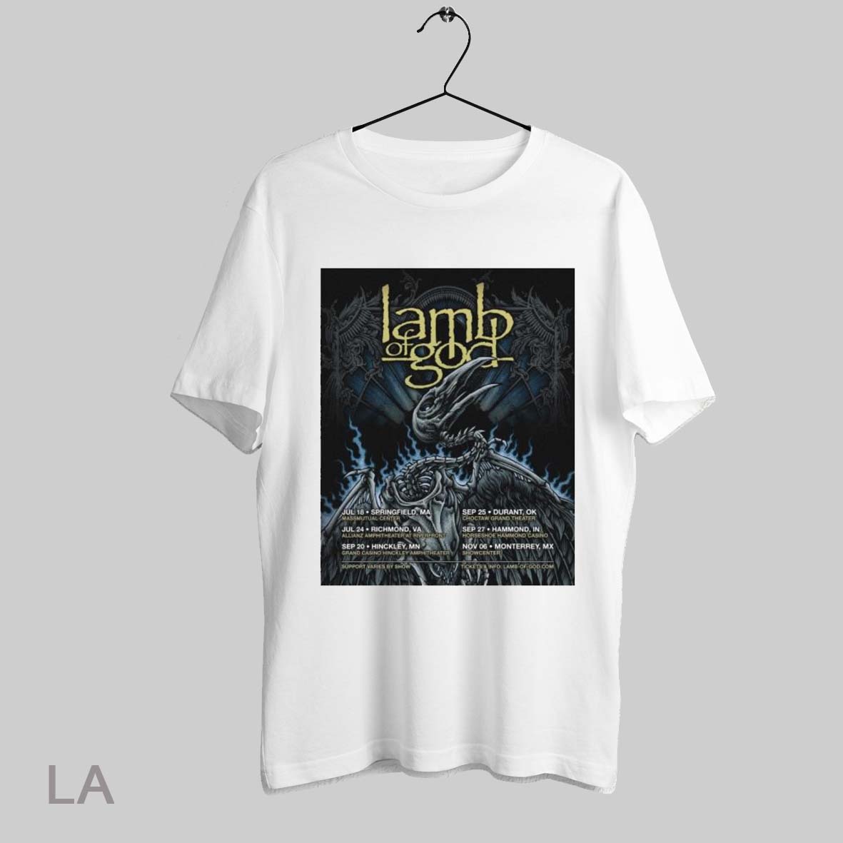 Top Poster Lamb Of God Jul 18 Sep 20 2025 Hinckley Mn Grand Casino Hinckley Amphitheatre T Shirt Sweatshirt Hoodie Shirt