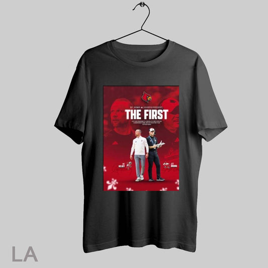 Top Poster Louisville Cardinals Pat Kelsey Jeff Brohm Took Their Teams To The First Ever Acc Championship In Program History Sweatshirt Tee Shirt