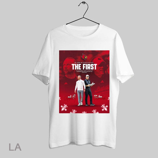 Top Poster Louisville Cardinals The First Led Their Programs To Louisvilles First Ever Acc Championship Game Both In Their First Year As Head Coach Sweatshirt Tee Shirt