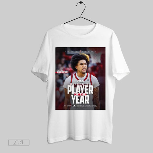 Top Poster Louisville Cardinals Mens Basketball Chucky Hepburn Is The Acc Defensive Player Of The Year Year Signature T Shirt Sweatshirt Hoodie Shirt