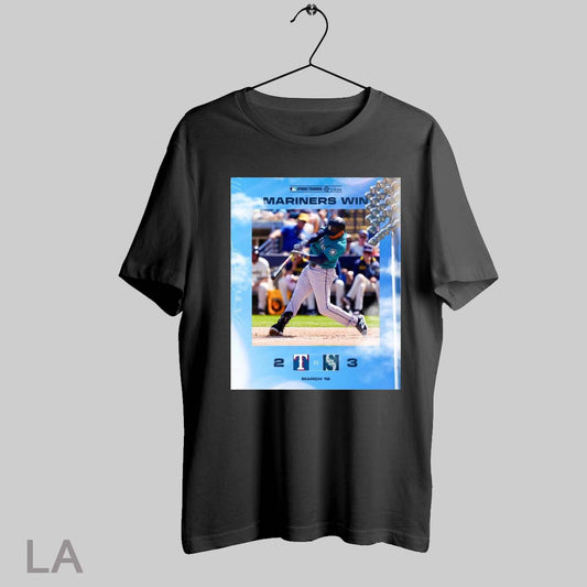 Top Poster Mlb Spring Training 2025 Seattle Mariners Win 3 2 Texas Rangers Final Score March 19 T Shirt Sweatshirt Hoodie Shirt