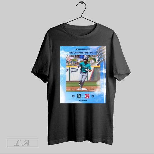 Top Poster Mlb Spring Training Seattle Mariners Baseball 8 3 Cincinnati Reds Final Score March 16 T Shirt Sweatshirt Hoodie Shirt