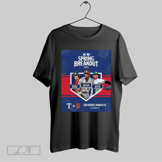 Top Poster Malcolm Moore Sebastian Walcott Mlb 2025 Spring Breakout Texas Rangers Vs San Francisco Giants Mar 15 T Shirt Sweatshirt Hoodie Shirt
