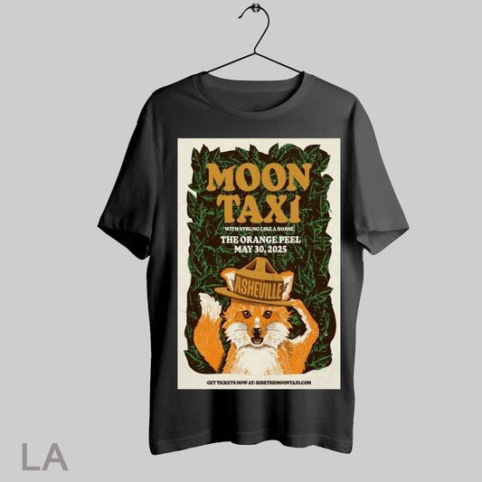 Top Poster Moon Taxi With Strung Like A Horse The Orange Peel Asheville Nc May 30 2025 Tour T Shirt Sweatshirt Hoodie Shirt