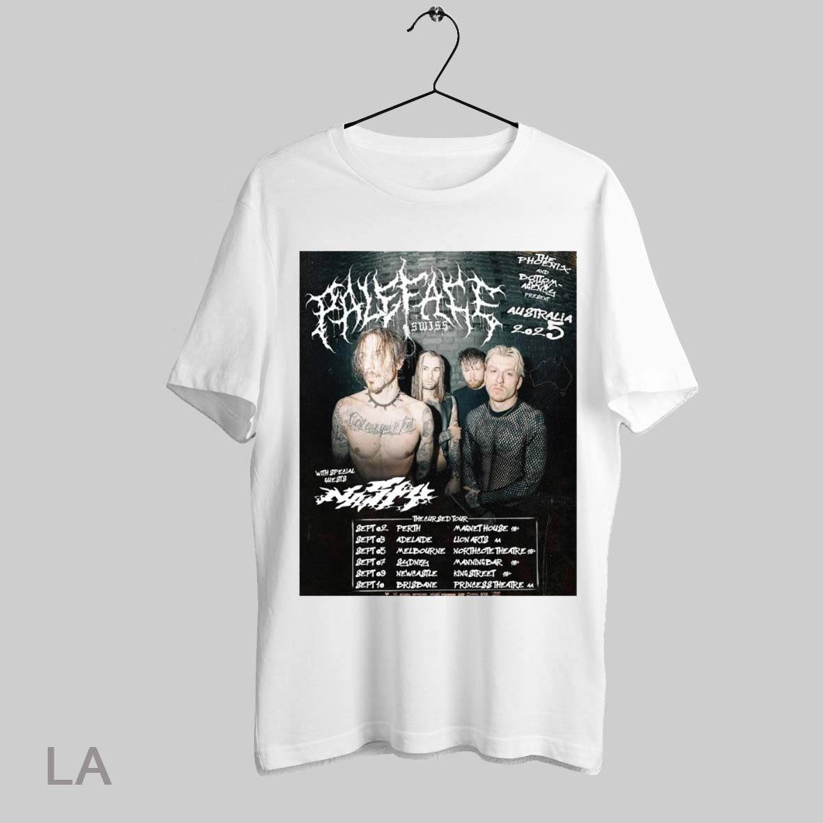 Top Poster Paleface Swiss The Phoenix And Bottom Row Agency Present Australia 2025 Sept 2 10 T Shirt Sweatshirt Hoodie Shirt