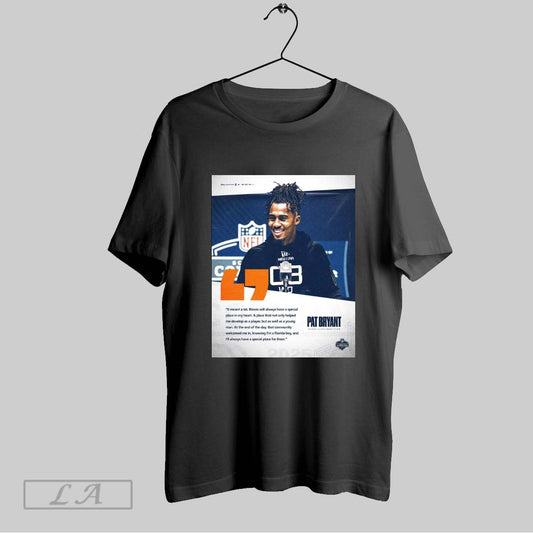 Top Poster Pat Bryant It Meant A Lot Illinois Will Always Have A Special Place In My Heart Nfl Combine 2025 T Shirt Sweatshirt Hoodie Shirt