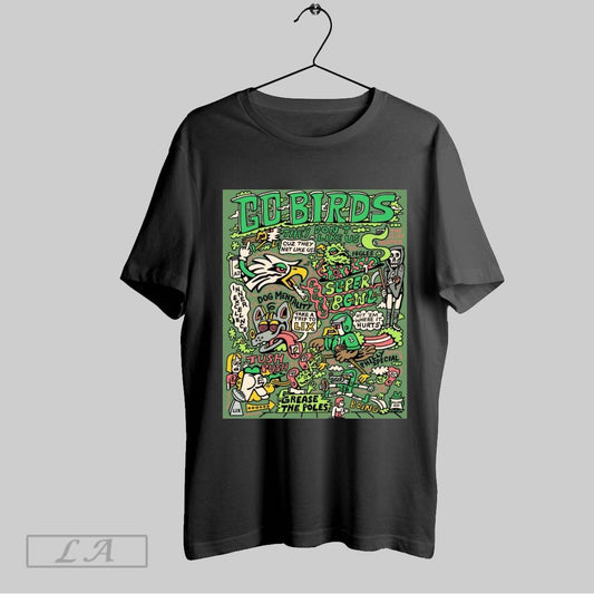 Top Poster Philadelphia Eagles Go Birds They Dont Like Us Super Bowl Take A Trip To Lix Grease The Poles Sweatshirt T Shirt