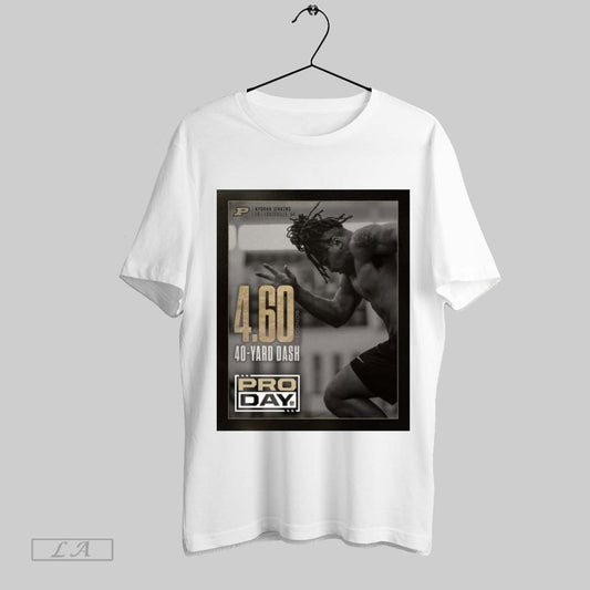 Top Poster Purdue Boilermakers Football Strong Pro Day Numbers Kydran Jenkins 4 6 Seconds 40 Yard Dash T Shirt Sweatshirt Hoodie Shirt