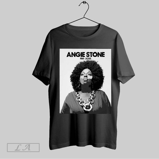 Top Poster Rest In Peace A Legendary Voice Of House Soul Disco Angie Stone 1961 2025 T Shirt Sweatshirt Hoodie Shirt
