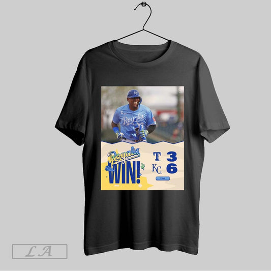 Top Poster Salvador Perez Kansas City Royals Win 6 3 Texas Rangers Final Score Mlb Spring Training 2025 T Shirt Sweatshirt Hoodie Shirt