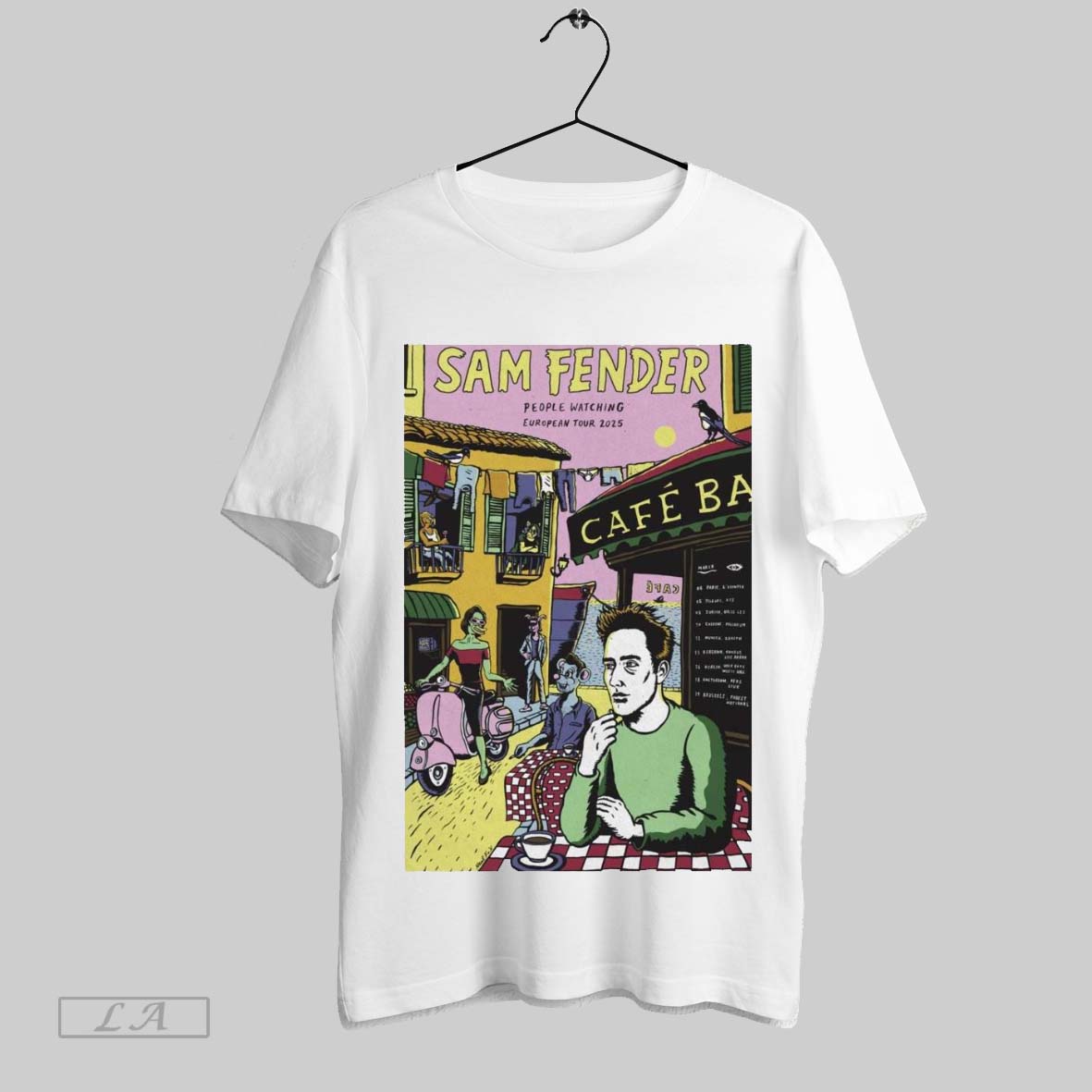 Top Poster Sam Fender People Watching European Tour 2025 March 04 Paris Lolympia 05 Tileurs 013 08 Zurich Halle 422 T Shirt Sweatshirt Hoodie Shirt