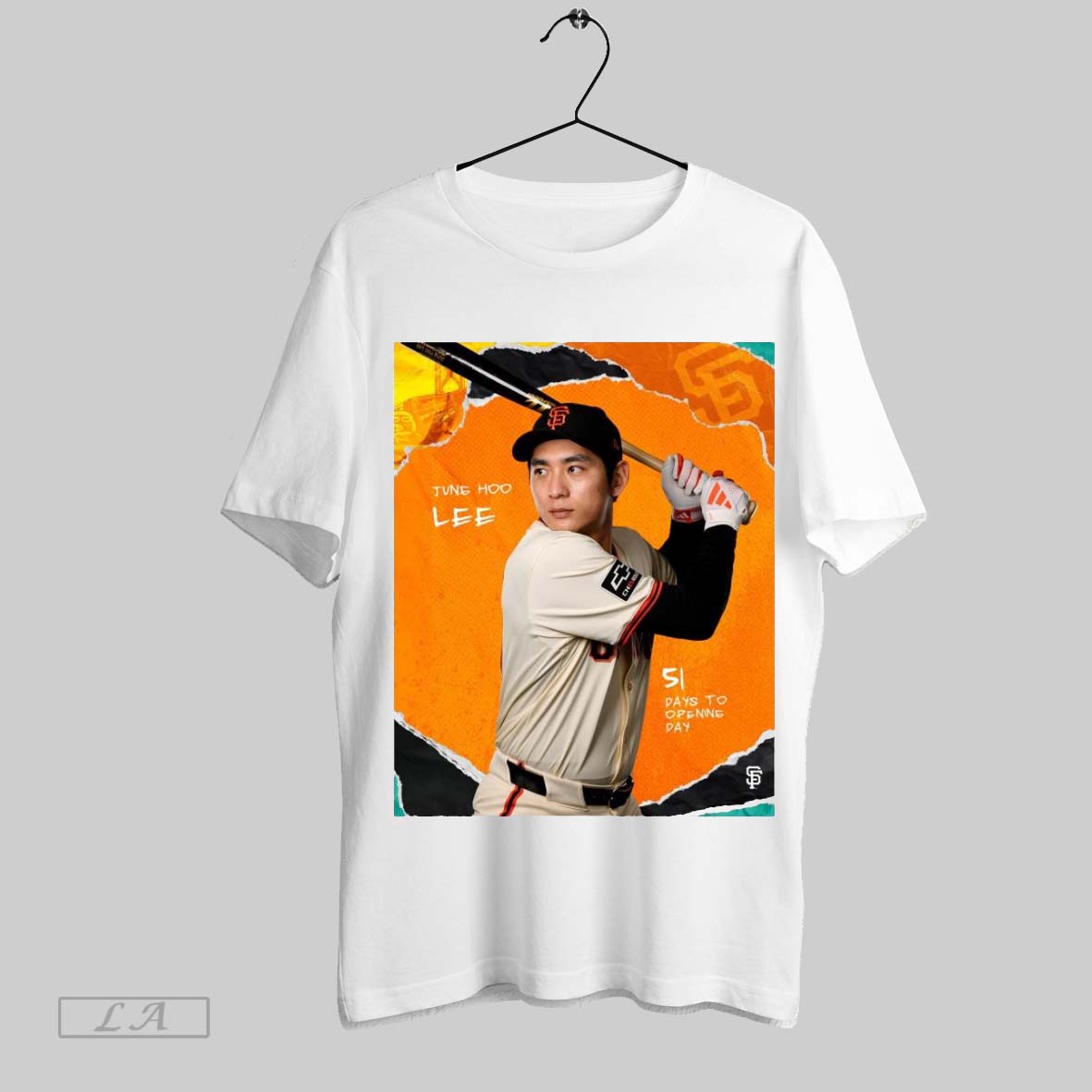Top Poster San Francisco Giants Baseball Jung Hoo Lee 51 Days To Opening Day Sweatshirt T Shirt