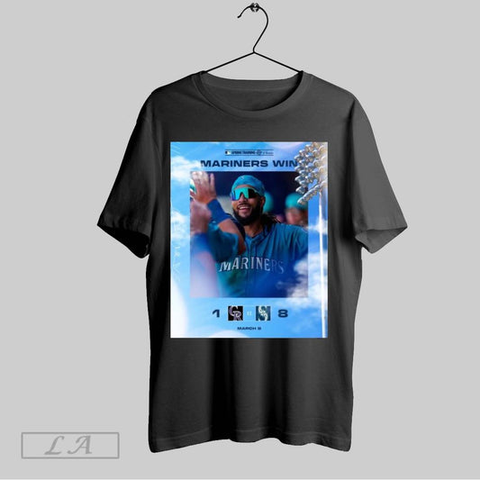Top Poster Seattle Mariners Baseball Win 8 1 Colorado Rockies Final Score Mar 9 2025 Mlb Spring Training T Shirt Sweatshirt Hoodie Shirt