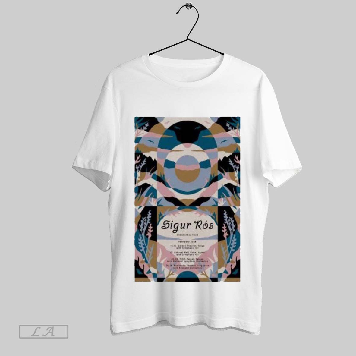 Top Poster Sigur Ros Orchestral Tour 2025 T Shirt