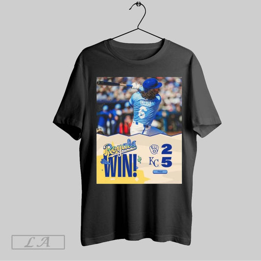 Top Poster Slugged In The Sun Kansas City Royals Baseball Win 5 2 Milwaukee Brewers Final Score Mar 9 2025 T Shirt Sweatshirt Hoodie Shirt