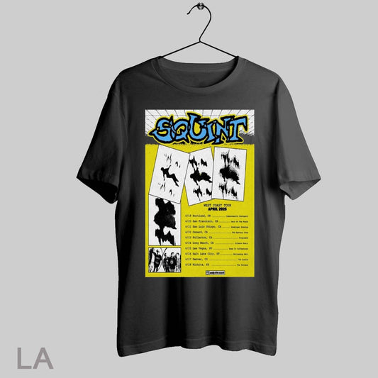 Top Poster Squint West Coast Tour April 2025 4 19 Portland Or Commonwealth Skatepark 4 20 San Francisco Ca Heck Of The Wooda T Shirt Sweatshirt Hoodie Shirt