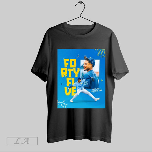 Top Poster Tampa Bay Rays Baseball Taj Bradley Forty Five Days Until Opening Day Sweatshirt T Shirt