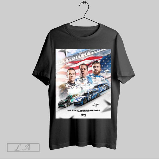 Top Poster The Great American Race World Center Of Racing Nascar Daytona 500 Race Day T Shirt