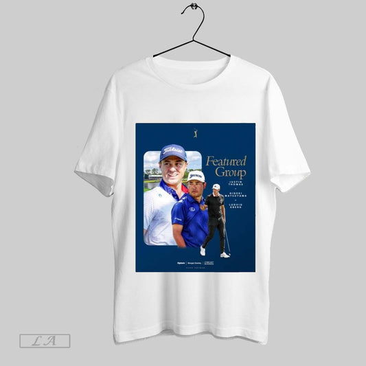 Top Poster The Stars Shine Even Brighter At Tpc Sawgrass Featured Group Justin Thomas Hideki Matsuyama Ludvig Aberg T Shirt Sweatshirt Hoodie Shirt