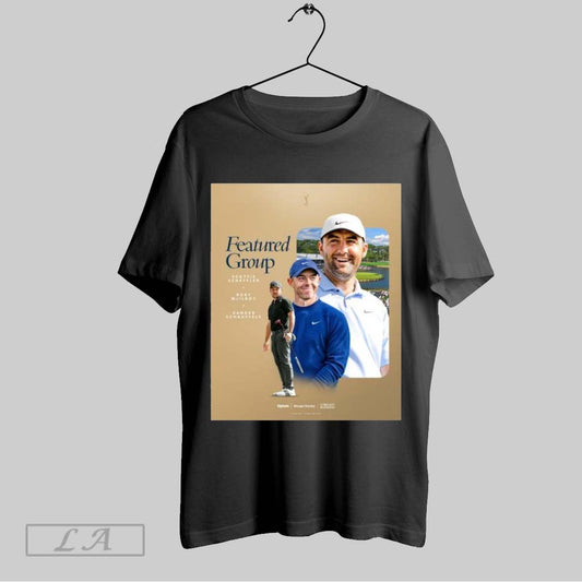 Top Poster The Stars Shine Even Brighter At Tpc Sawgrass Featured Group Scottie Scheffler Rory Mcilroy Xander Schauffele T Shirt Sweatshirt Hoodie Shirt