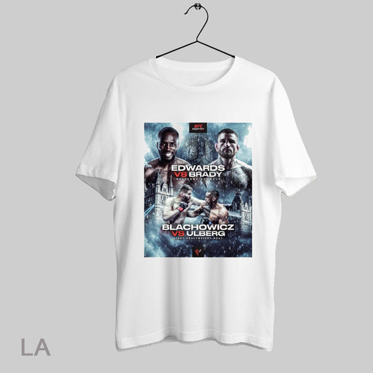 Top Poster Ufc Fn Edwards Vs Brady Welterweight Bout Blachowicz Vs Ulberg Light Heavyweight Bout Mar 22 T Shirt Sweatshirt Tee Shirt