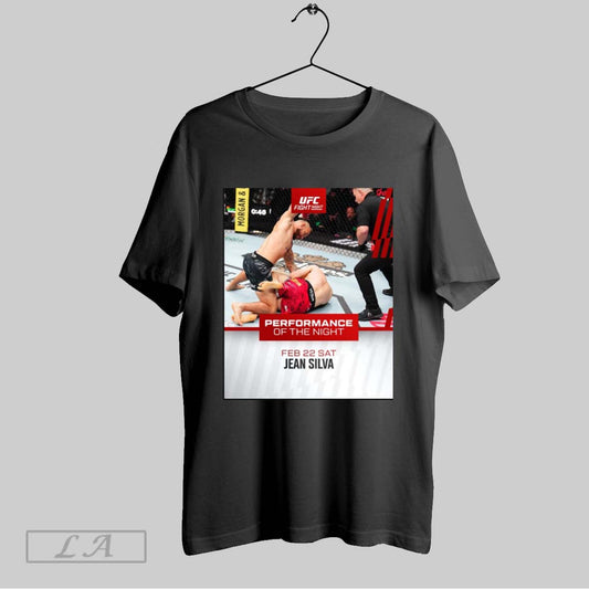 Top Poster Ufc Seattle Performance Of The Night Jean Silva Ufc Fight Night Sat Feb 22 2025 T Shirt Sweatshirt Hoodie Shirt
