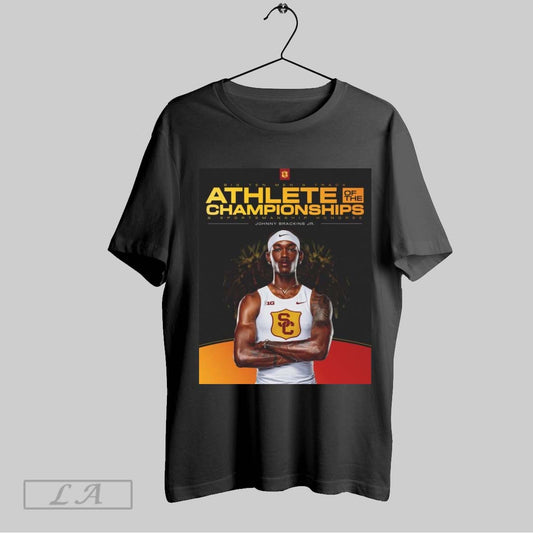 Top Poster Usc Trojans Big Ten Mens Track Athlete Of The Championships And Sportsmanship Honoree Johnny Brackins Jr T Shirt Sweatshirt Hoodie Shirt