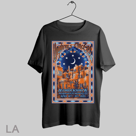 Top Poster Umphreys Mcgee April 18 20 2025 Morockshow At Villa Marco In Marrakesh Morocco T Shirt Sweatshirt Hoodie Shirt