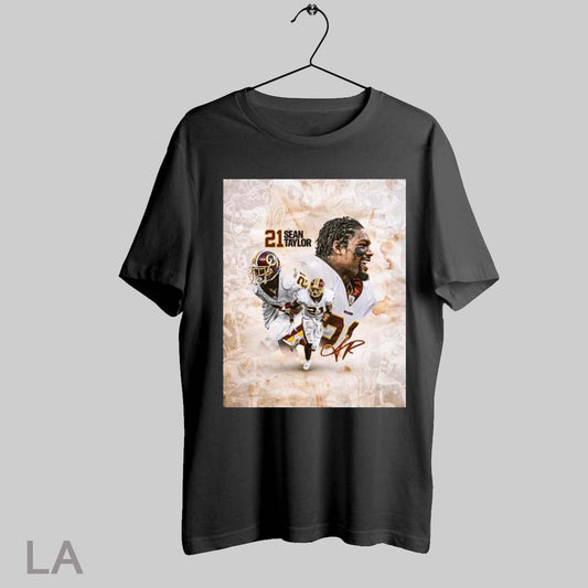 Top Poster Washington Commanders Football Nfl 2025 Happy Birthday Sean Taylor Signature T Shirt Sweatshirt Hoodie Shirt