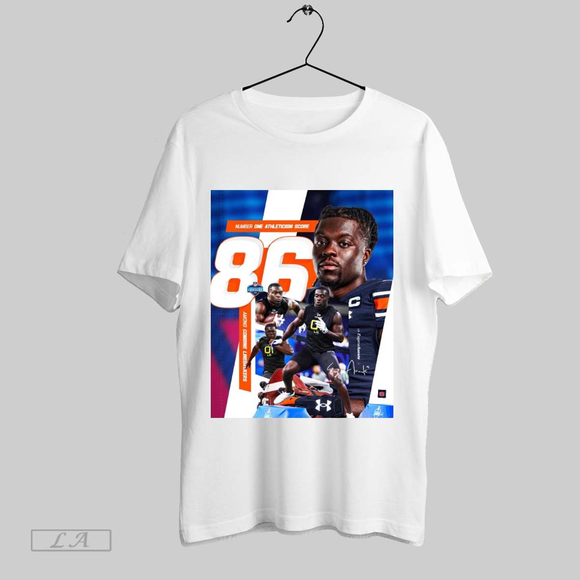 Top Poster Linebacker Athleticism Score At The Nfl Scouting Combine 2025 Belongs To Eugene Asante Signature T Shirt Sweatshirt Hoodie Shirt