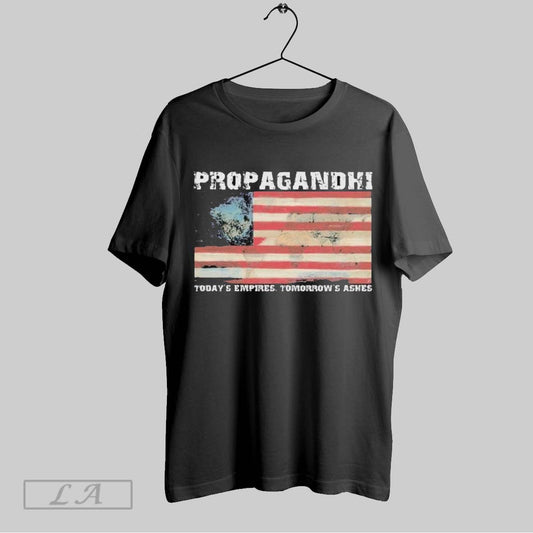 Top Propagandhi Todays Empires Tomorrows Ashes American Flag T Shirt Sweatshirt Hoodie Shirt
