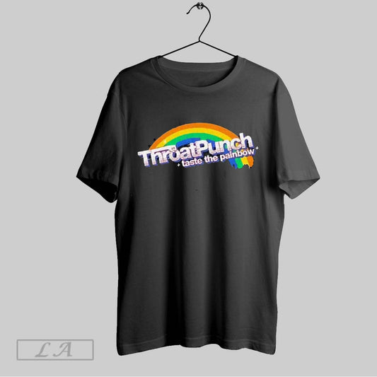 Top Rainbow Throat Punch Taste The Painbow 2025 T Shirt Sweatshirt Hoodie Shirt
