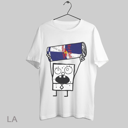 Top Red Bull Doodlebob T Shirt Sweatshirt Hoodie Shirt