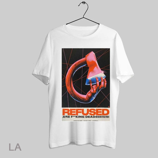 Top Refused Are Fucking Dead And This Time They Really Mean It At The Salt Shed In Chicago Il On March 25 2025 Concert T Shirt Sweatshirt Hoodie Shirt