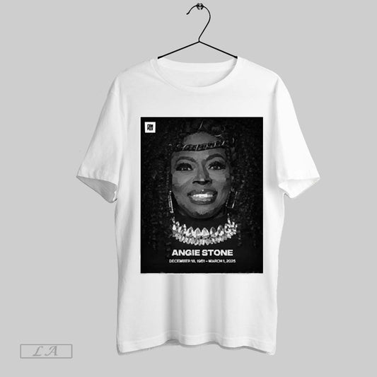 Top Rest In Peace To A Legend Famed Singer Angie Stone December 18 1961 March 1 2025 T Shirt Sweatshirt Hoodie Shirt