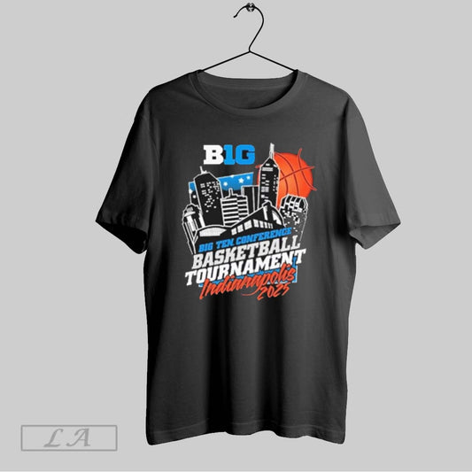 Top Retro 2025 Big Ten Basketball Tournament T Shirt Sweatshirt Hoodie Shirt