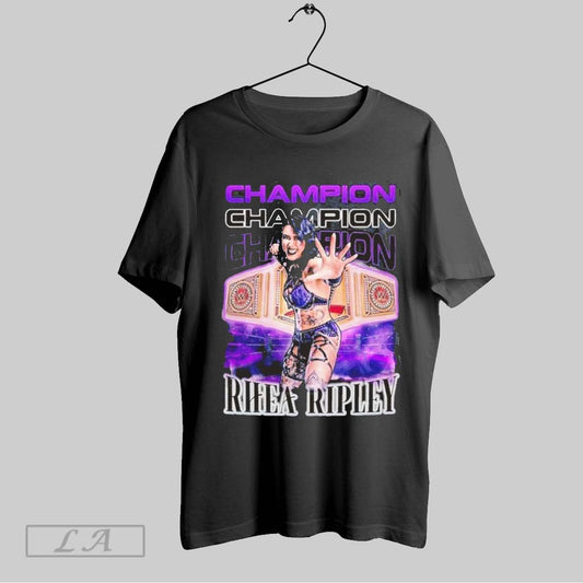 Top Rhea Ripley Champion 2025 T Shirt Sweatshirt Hoodie Shirt