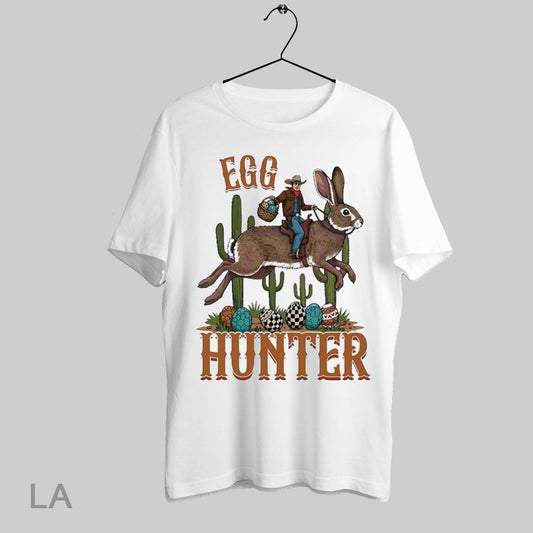 Top Ride Into Easter Cowboy Egg Hunt T Shirt Sweatshirt Hoodie Shirt