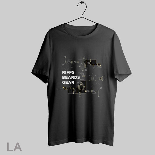 Top Riffs Beards And Gear Schematics T Shirt Sweatshirt Hoodie Shirt
