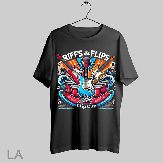 Top Riffs Flips Flip Cup Creed Cruise Guitars T Shirt Sweatshirt Hoodie Shirt