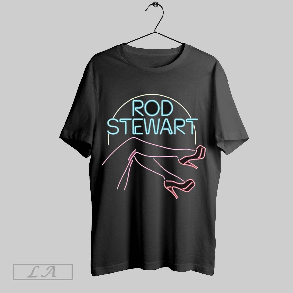 Top Rod Stewart Hot Legs Neon T Shirt Sweatshirt Hoodie Shirt